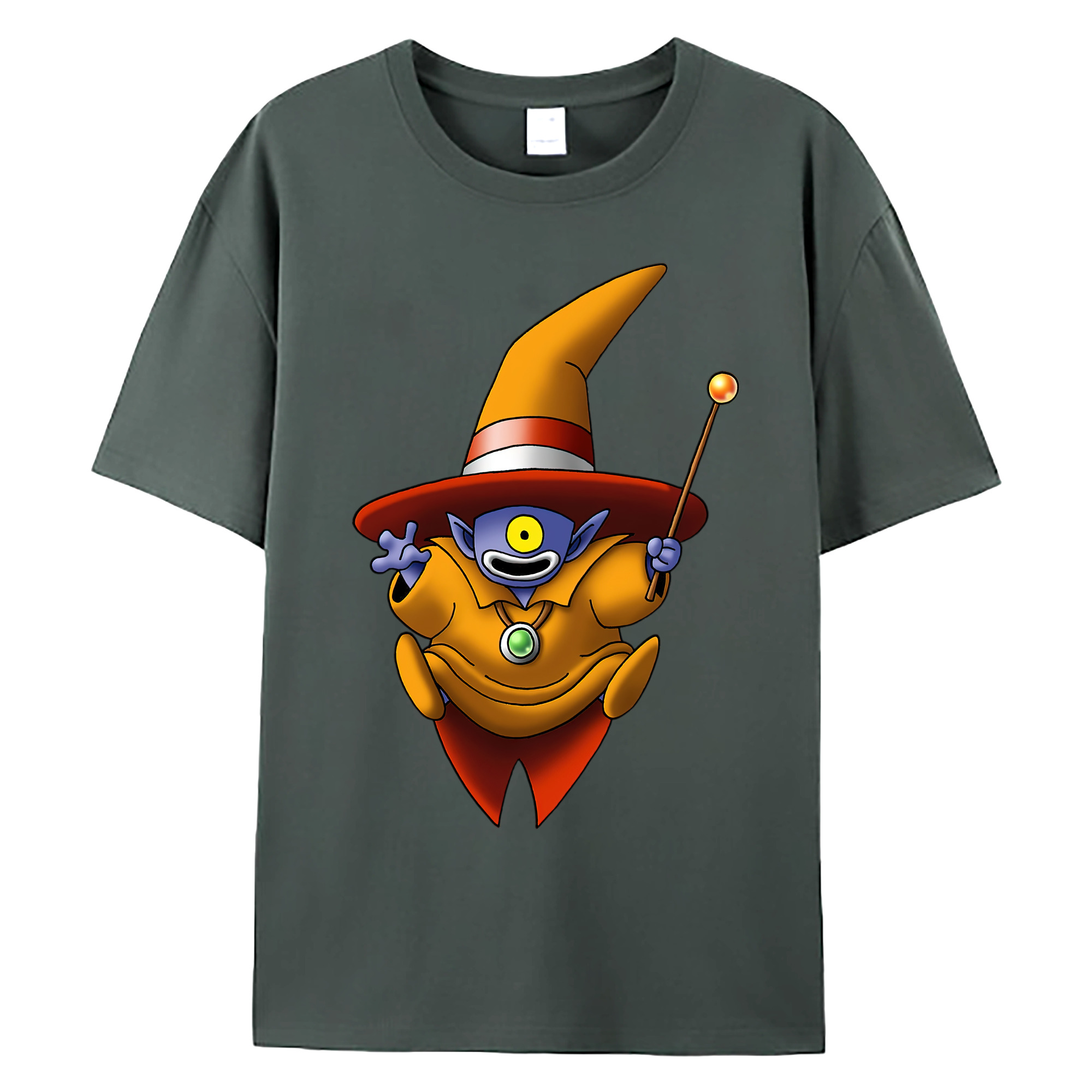 （画像用） ドラゴンクエスト Doragon Kuesuto Dragon Quest 綿100％ メンズ半袖Tシャツ｜肌触りやわらか＆通気性